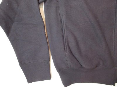 画像2: FELCO CLASSIC FIT 16oz TERRY インバースウィーブ ハイネックジャケット BLACK
