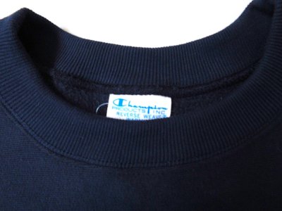 画像3: CHAMPION   REVERSE WEAVE　TRUE TO ARCHIVES クルースウェット 　YALE (ネイビー×ホワイト)