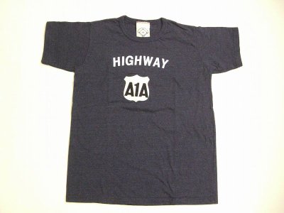 画像1: レフトフィールド  半袖Ｔシャツ   HIGHWAY A1A  インディゴ