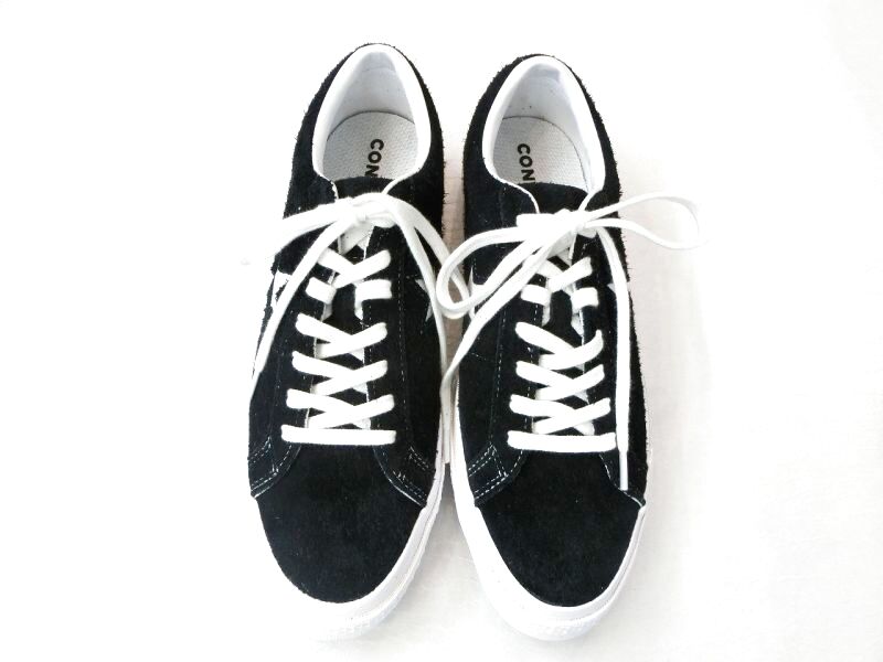 CONVERSE ONE STAR SUEDE OX BLACK - ＥＶＥＲＧＲＥＥＮ