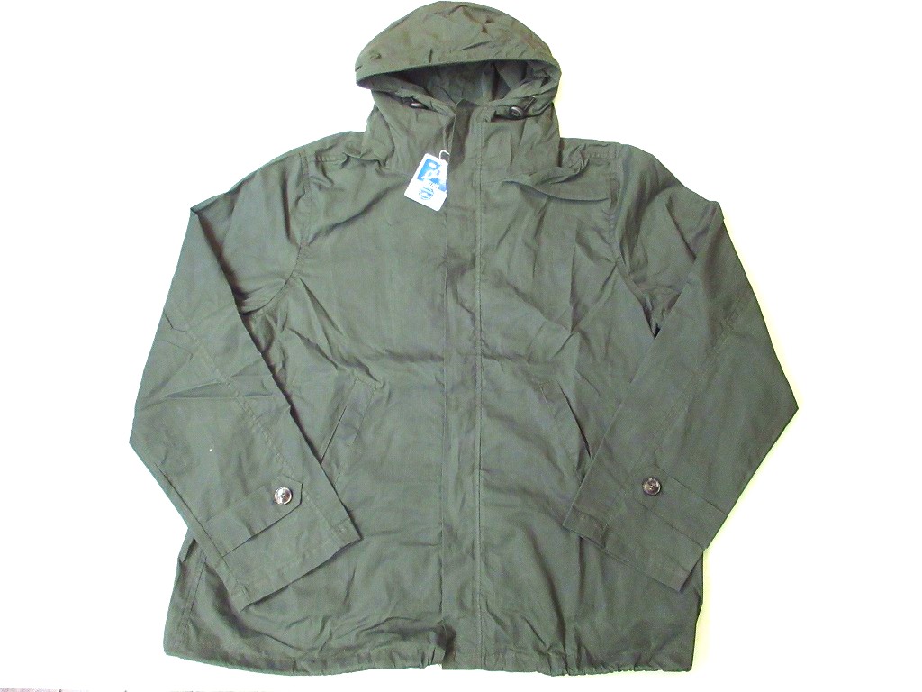 Au Vrai Chic Britain HOODED RAIN JKT GREEN - EVERGREEN